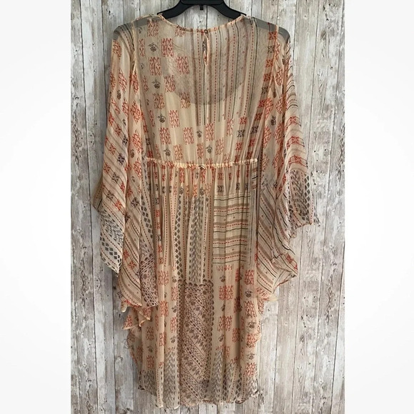 NWT Soft Surroundings Terra Fresca Midi Caftan Dress Size S - Picture 6 of 9